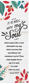 Verse mark - It is well with my soul ( ORDER IN 6'S )