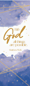 Verse mark - All things are possible ( ORDER IN 6'S )