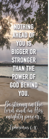 Verse mark - Power of God behind you ( ORDER IN 6'S )
