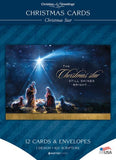 Boxed Card - Christmas Cards - The Christmas Star - 12 Cards with KJV Scripture - Solid Pack Boxed Greeting Cards