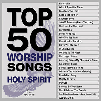 Top 50 Worship Songs - Holy Spirit 3CD  February 19 Release - KI Gifts Christian Supplies