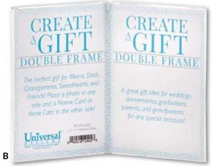NTR & Verse Card Double Frame - KI Gifts Christian Supplies