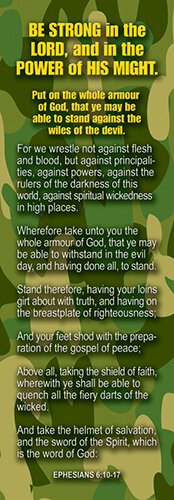 Bookmark - Be Strong in the Lord (Pack of 10)