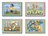 Thinking Of You - Framed Cute Furry Animals (12 Boxed Cards)