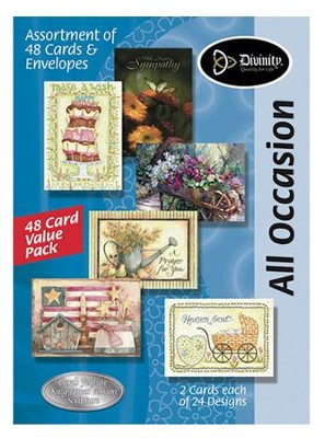 Birthday For Him Assortment - Outdoor Scenes (12 Boxed Cards)