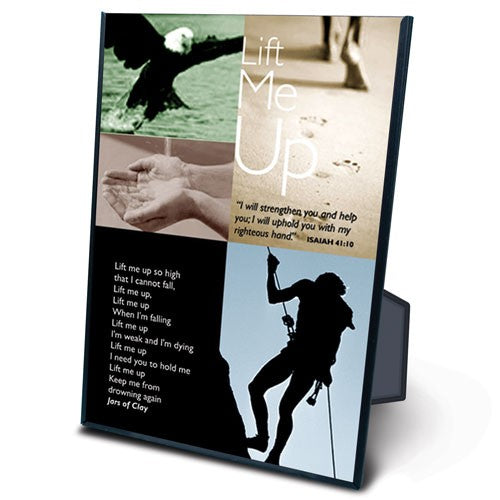 Lift Me Up 5 X 7 Plaque - KI Gifts Christian Supplies