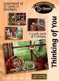 Thinking Of You - Barn Windows (12 Boxed Cards)