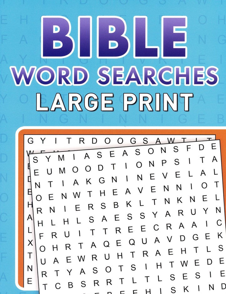 Bible Word Searches, Large Print