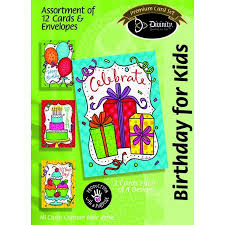 Birthday for Kids, Bright Confetti (12 Boxed Cards)