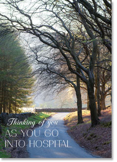 Get Well Card - Tree Lined Road (order in 6)