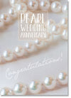 Pearl Wedding Anniversary - Pearls  (order in 6)