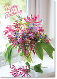Happy Birthday :Honeysuckle vase