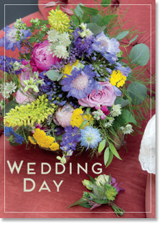 Wedding : Posy on Red Chair (order in 6)