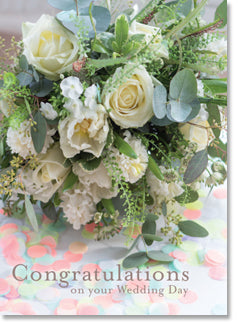 Wedding - Bouquet With Confetti (order in 6)