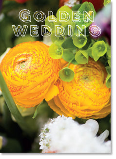 Golden Wedding - Ranunculus Bouquet (order in 6)