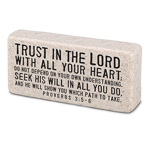 Cast Stone Plaque Scripture Stone - Blessings