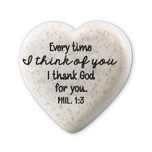 Scripture Stone Hearts of Hope: Thankful