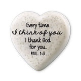 Scripture Stone Hearts of Hope: Thankful
