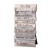Stacked Wood Desktop Plaque - Journey