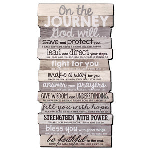 Wood Planks Farmhouse Industrial Plaque - Stand Firm