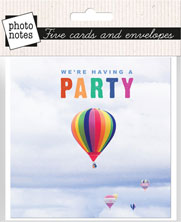 Photonotes: Hot Air Balloons  - We're Having a Party - KI Gifts Christian Supplies