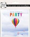 Photonotes: Hot Air Balloons  - We're Having a Party - KI Gifts Christian Supplies