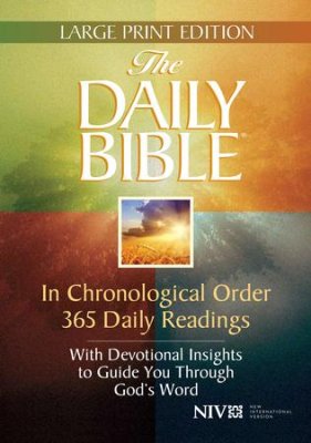 The NIV Daily Bible - Large Print (F. LaGard Smith) - KI Gifts Christian Supplies