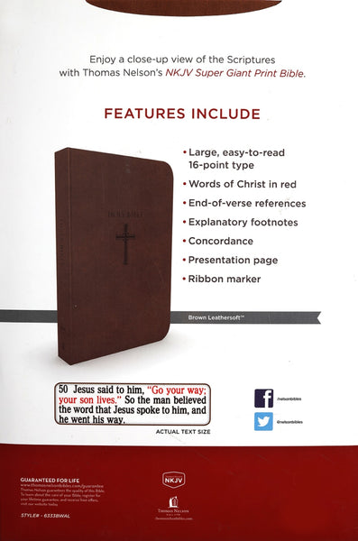 NKJV Holy Bible Super Giant Print Edition