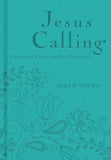 Jesus Calling - Deluxe IL Teal Cover: Enjoying Peace