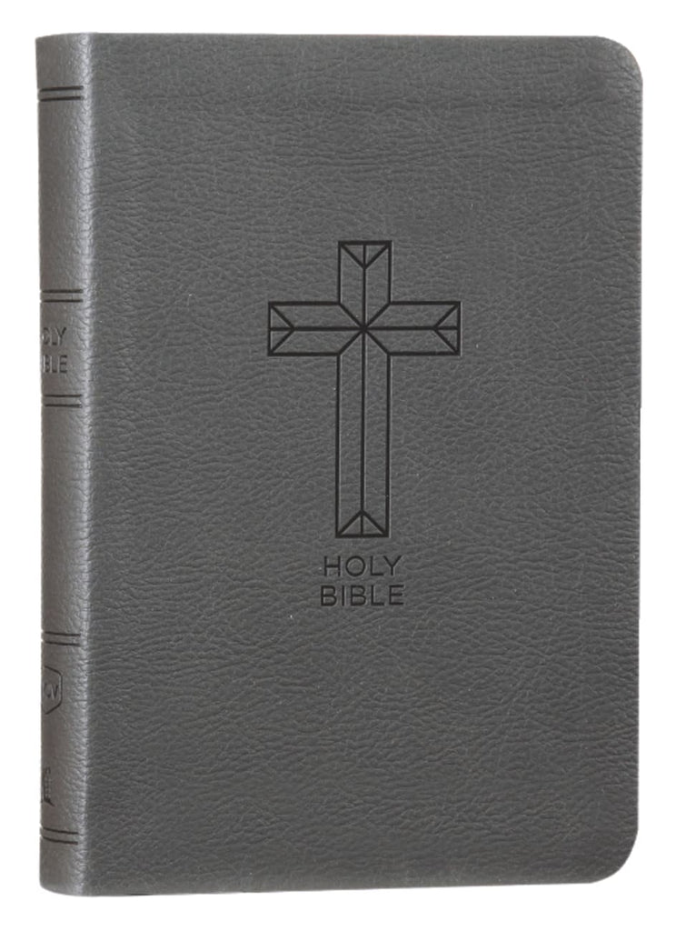 NKJV Value Thinline Bible Compact Charcoal (Red Letter Edition)