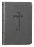 NKJV Value Thinline Bible Compact Charcoal (Red Letter Edition)