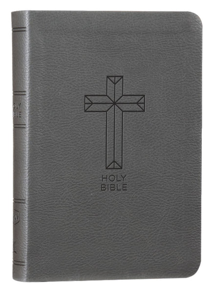 NKJV Value Thinline Bible Compact Charcoal (Red Letter Edition)