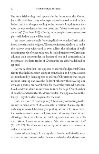 We Will Not Be Silenced: Taking a Stand Against Our Culture's Assault on Christianity