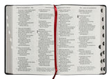 NKJV Reference Bible Super Giant Print Black Thumb Index (Red Letter Edition)