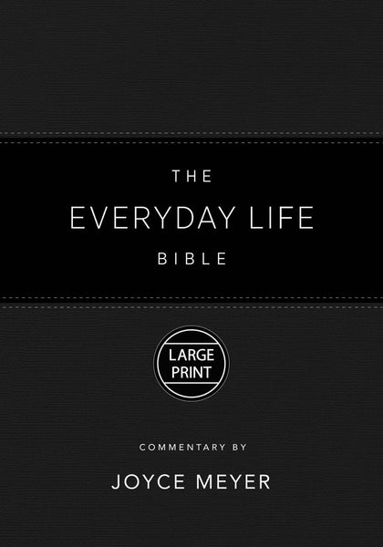 Amplified The Everyday Life Bible Large Print Black (Black Letter Edition)