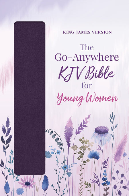 KJV Bible - Purple Faux Leather Large Print Compact