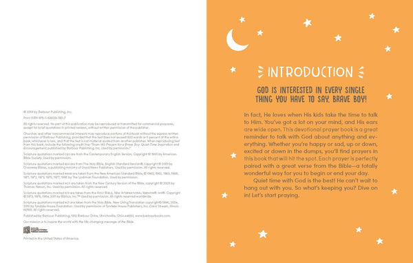 180 Prayers for a Brave Boy : Quiet-Time Inspiration and Encouragement