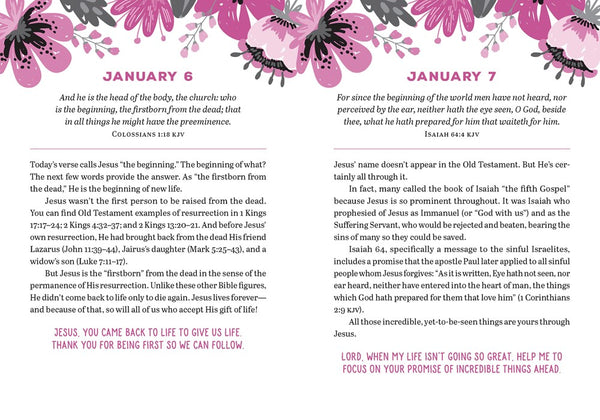 Jesus Each Day for Teen Girls : A 365-Day Devotional