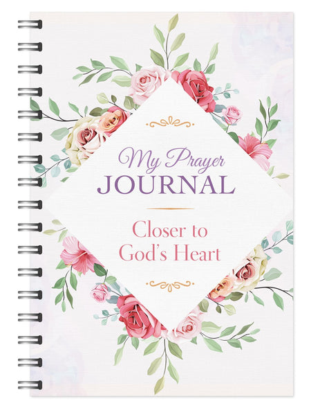 Nothing Will Be Impossible Pink Floral Large Wirebound Journal - Matthew 17:20