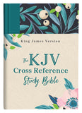 KJV Cross Reference Study Bible - Turquoise Floral