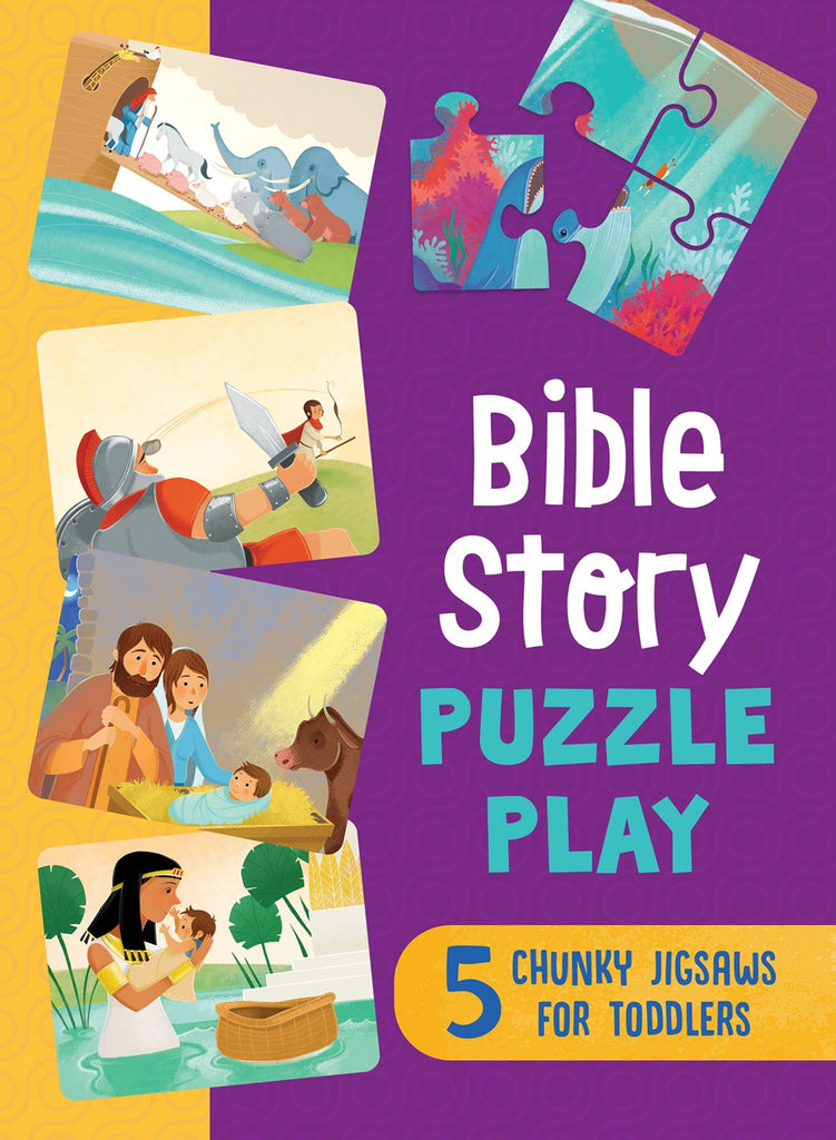 Bible Story Puzzle Play: 5 Chunky Jigsaws For Toddlers