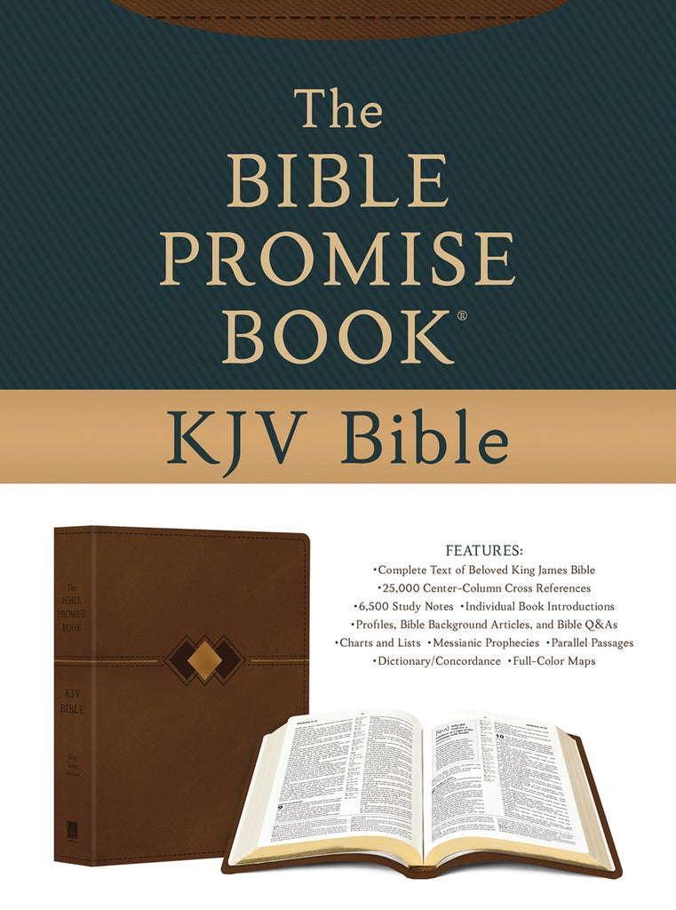 The Bible Promise Book KJV Bible (Hickory Diamond Brown)