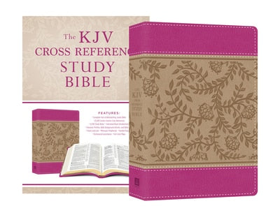 KJV Bible Large Print Thinline - White Faux Leather