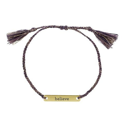 Thought Keepers Bracelet - Black/Silver