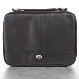 Two-fold LuxLeather Organizer Bible Cover Black L