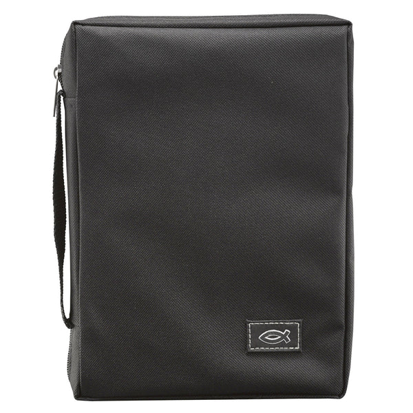 Bible Cover - Super Value Canvas Black (different sizes)