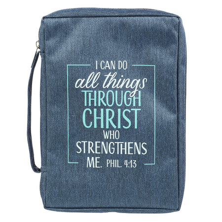 Deeply Rooted in God's Love Poly-canvas Value Bible Cover - Ephesians 3:17