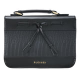 Faux Leather Bible Cover - Blessed