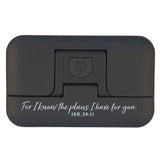 Book Light Adjustable Clip-on - I Know the Plans (Black)