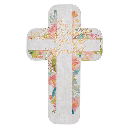 He is Risen Floral Cross Bookmark Set - Matthew 28:6
